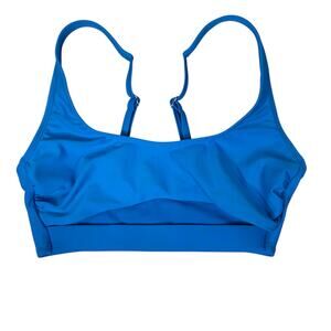 Wild Fable Small Bikini Top Cutout Stretch Adjustable Straps Lined Blue New